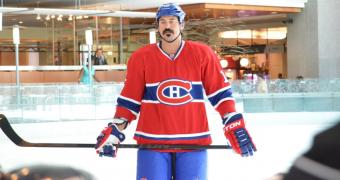 Visit from the Montreal Canadiens defenseman George Parros - July 2013